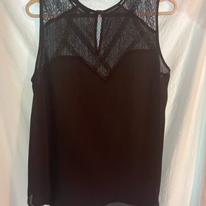 Fun2fun Torrance Lace Detailed Sleeveless Blouse size Large